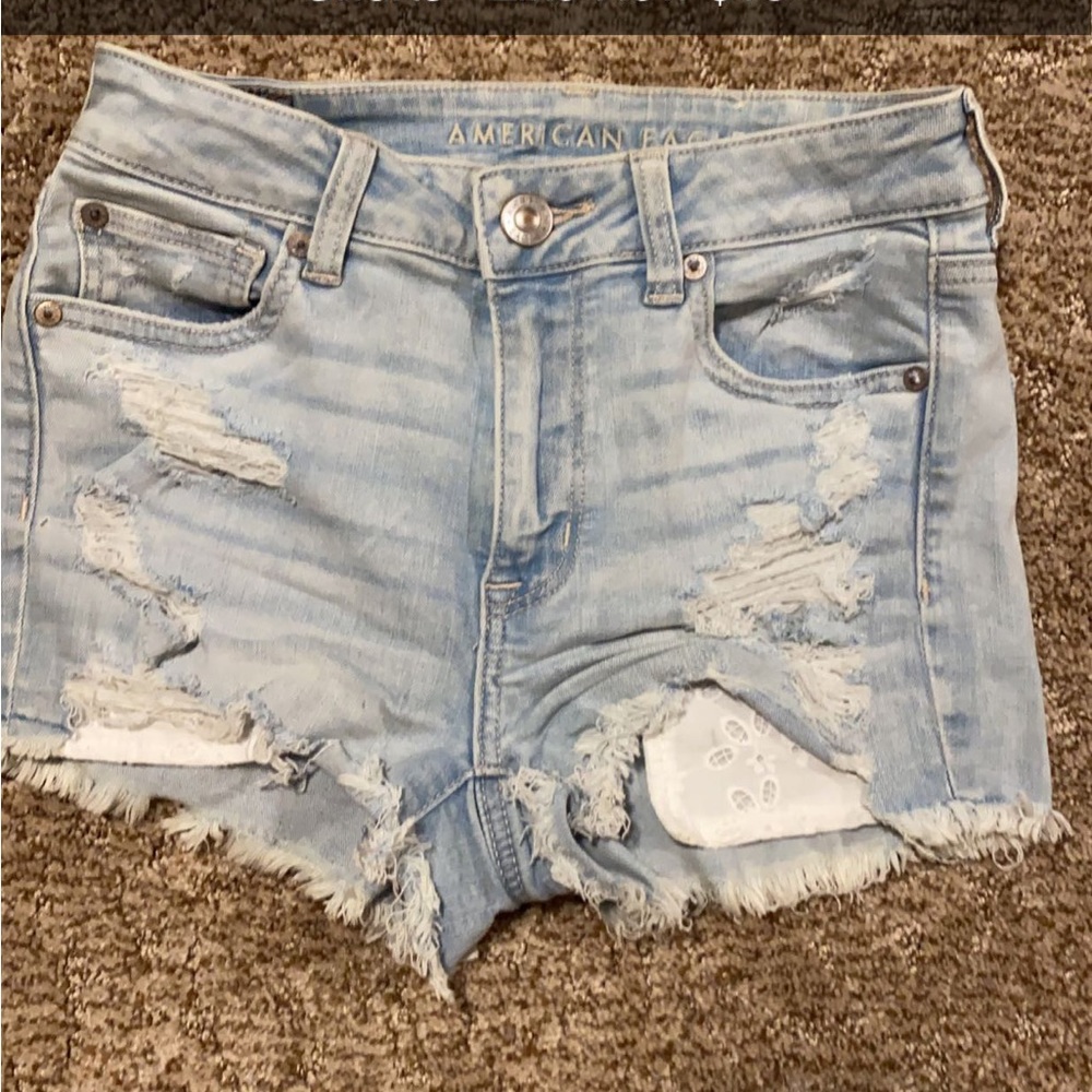 American Eagle Next Level Jean Shorts Size 4